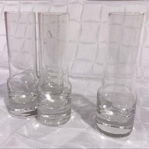 Set of 4 crystal glasses